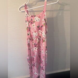 Pink Floral Jumpsuit